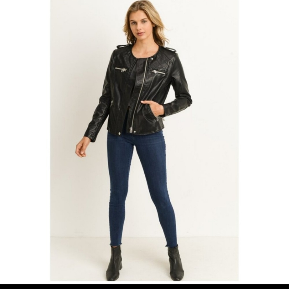 Vegan Leather Jacket